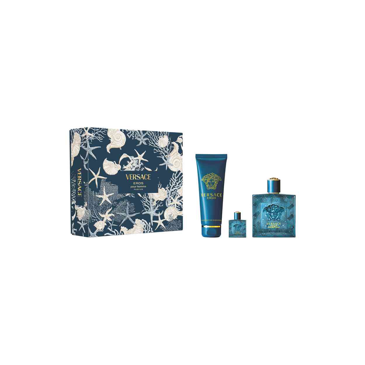 Versace Eros Parfum 100ml +Shower Gel+5ml Gift