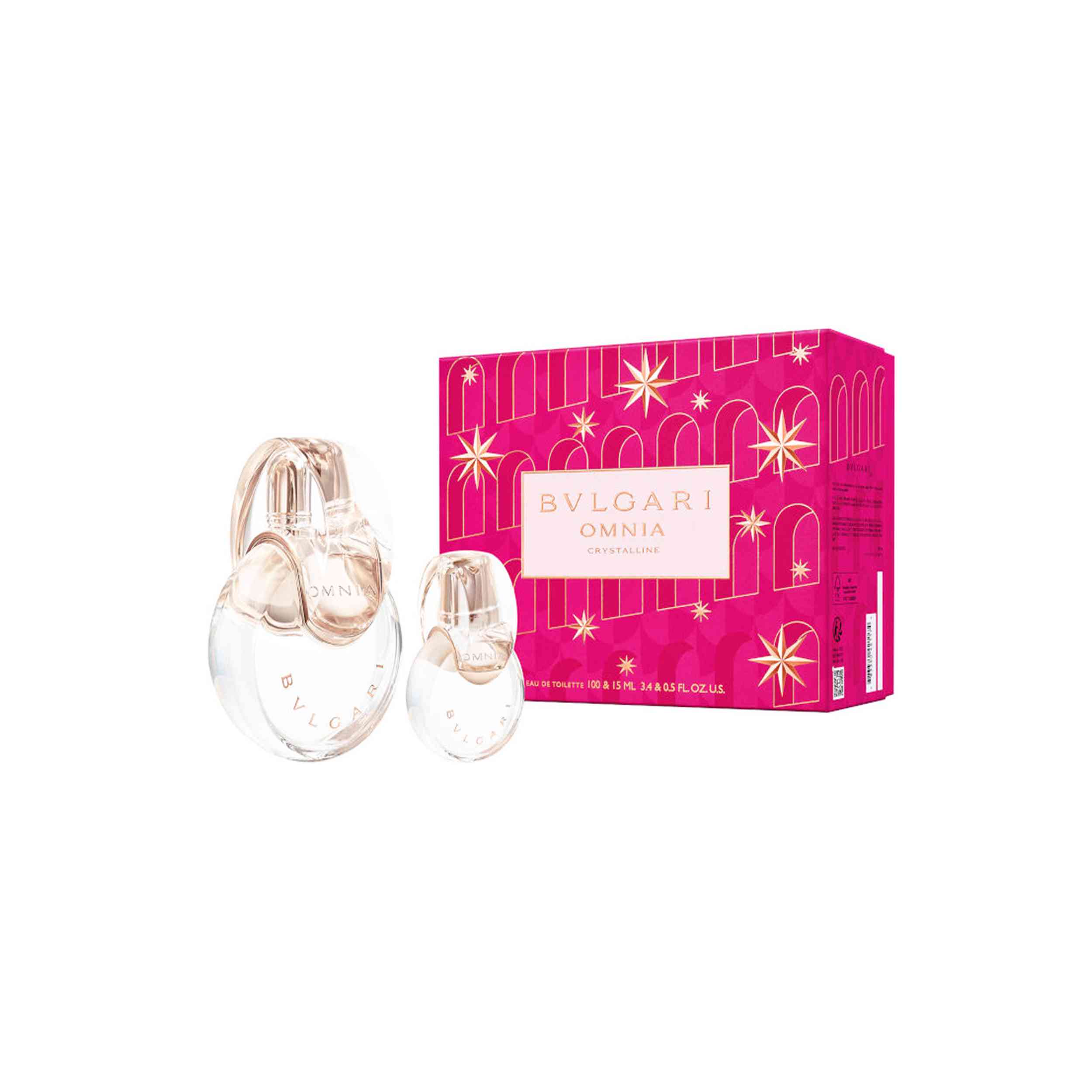 Bvlgari Omnia Crystalline Eau de Toilette 100ml+15m Xmas