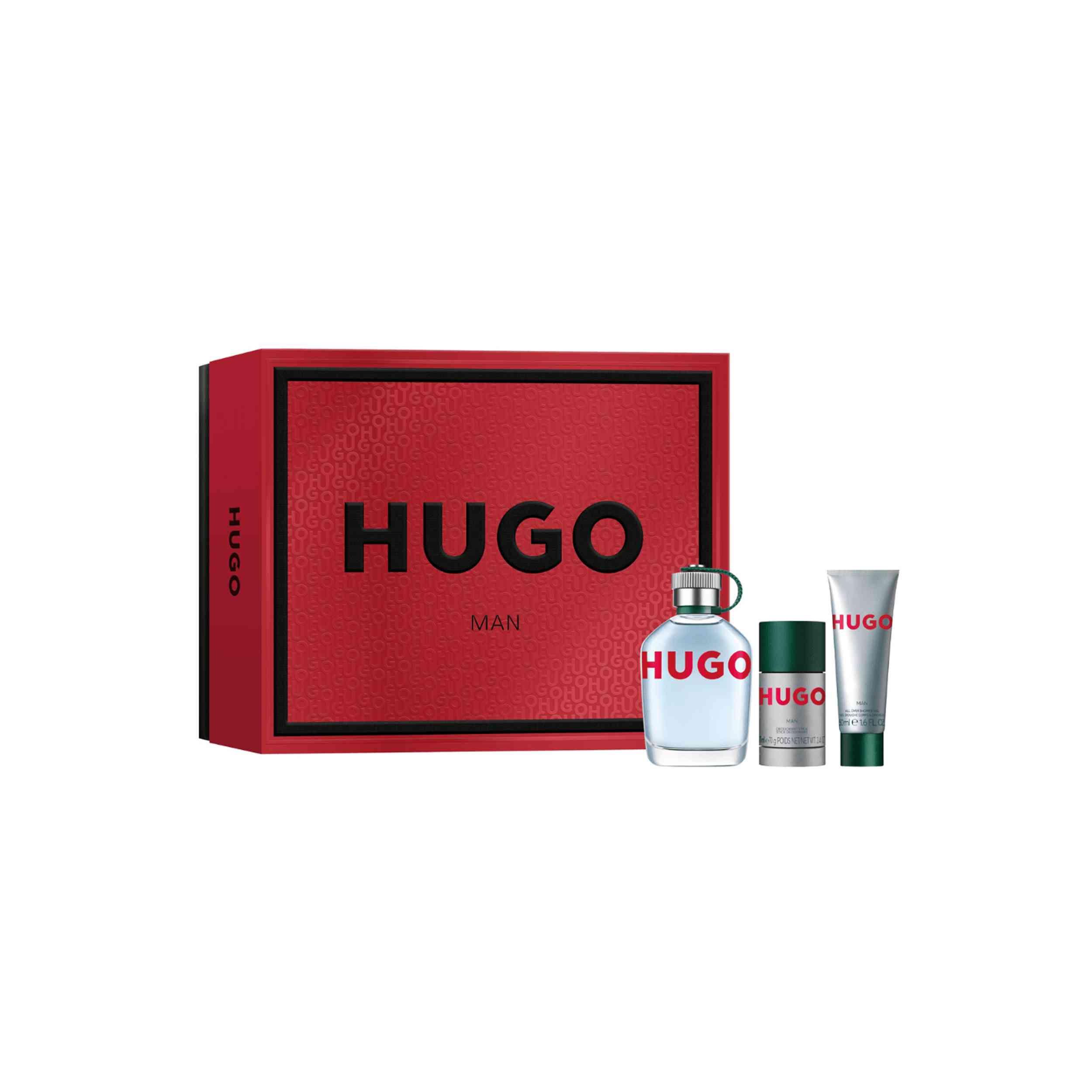 Hugo Boss Hugo Man Eau de Toilette (125ml+75ml Deodorant+50ml Shower Gel) SET