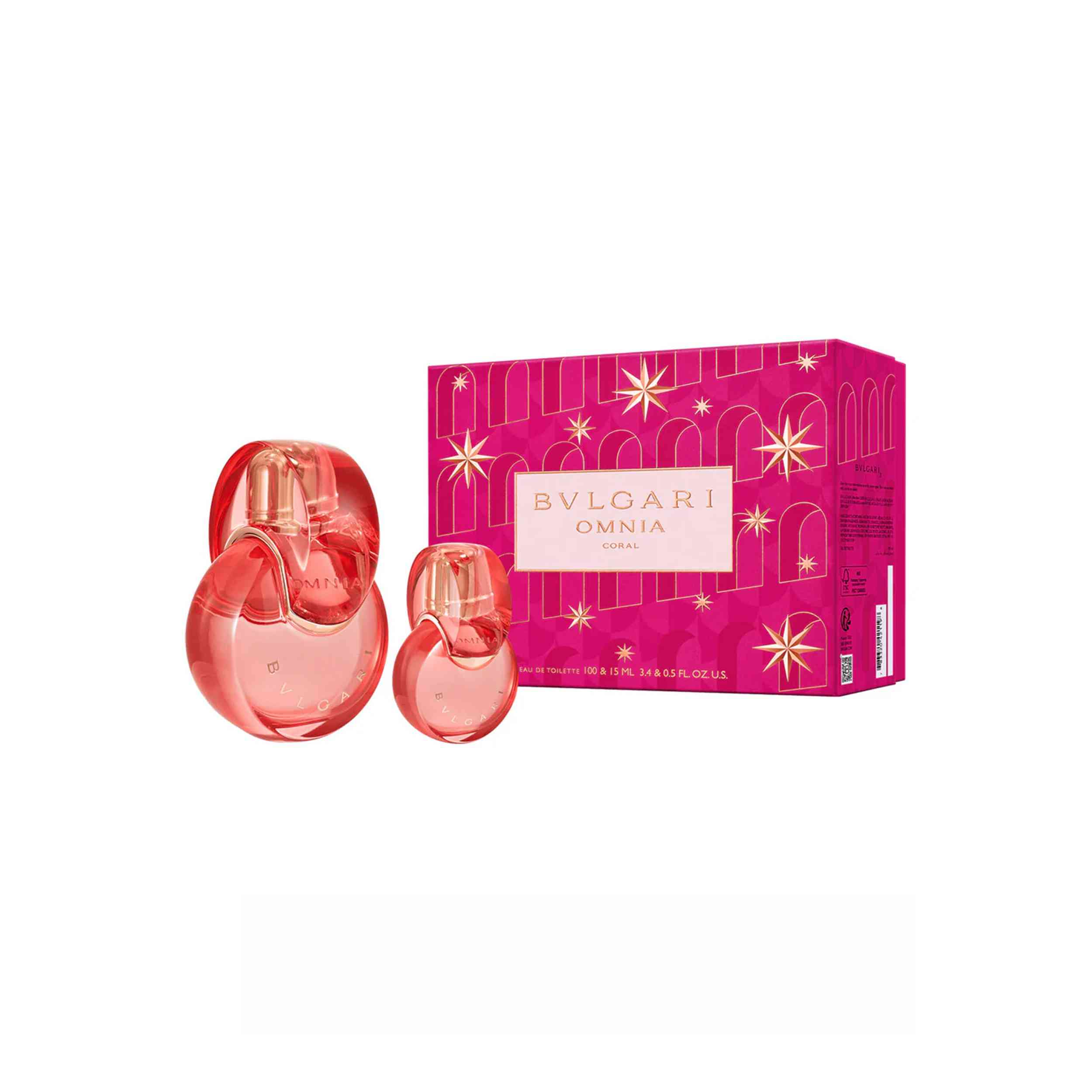 Bvlgari Omnia Coral Eau de Toilette 100ml+15ml Xmas