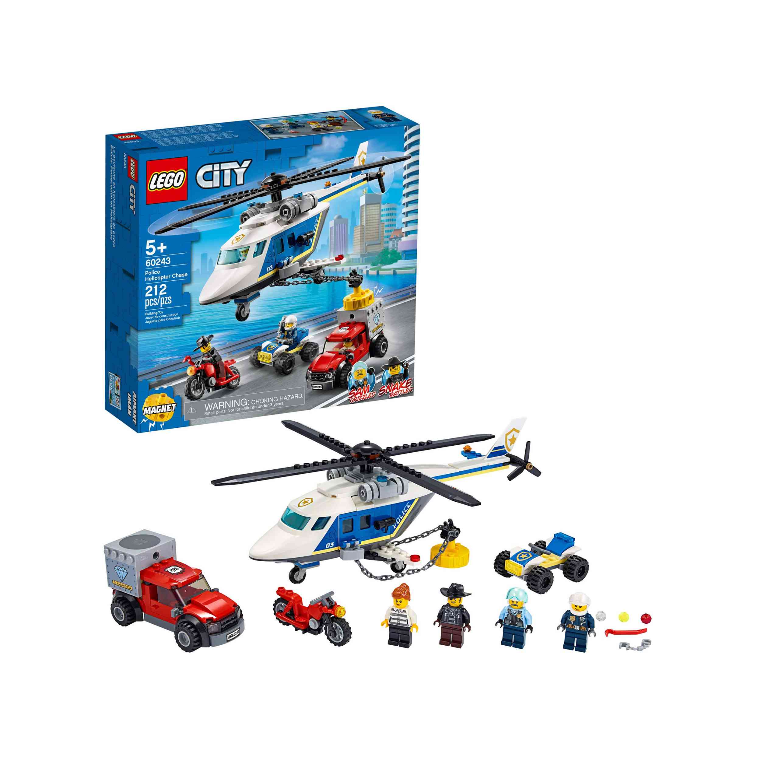 Lego Police Helicopter Chase