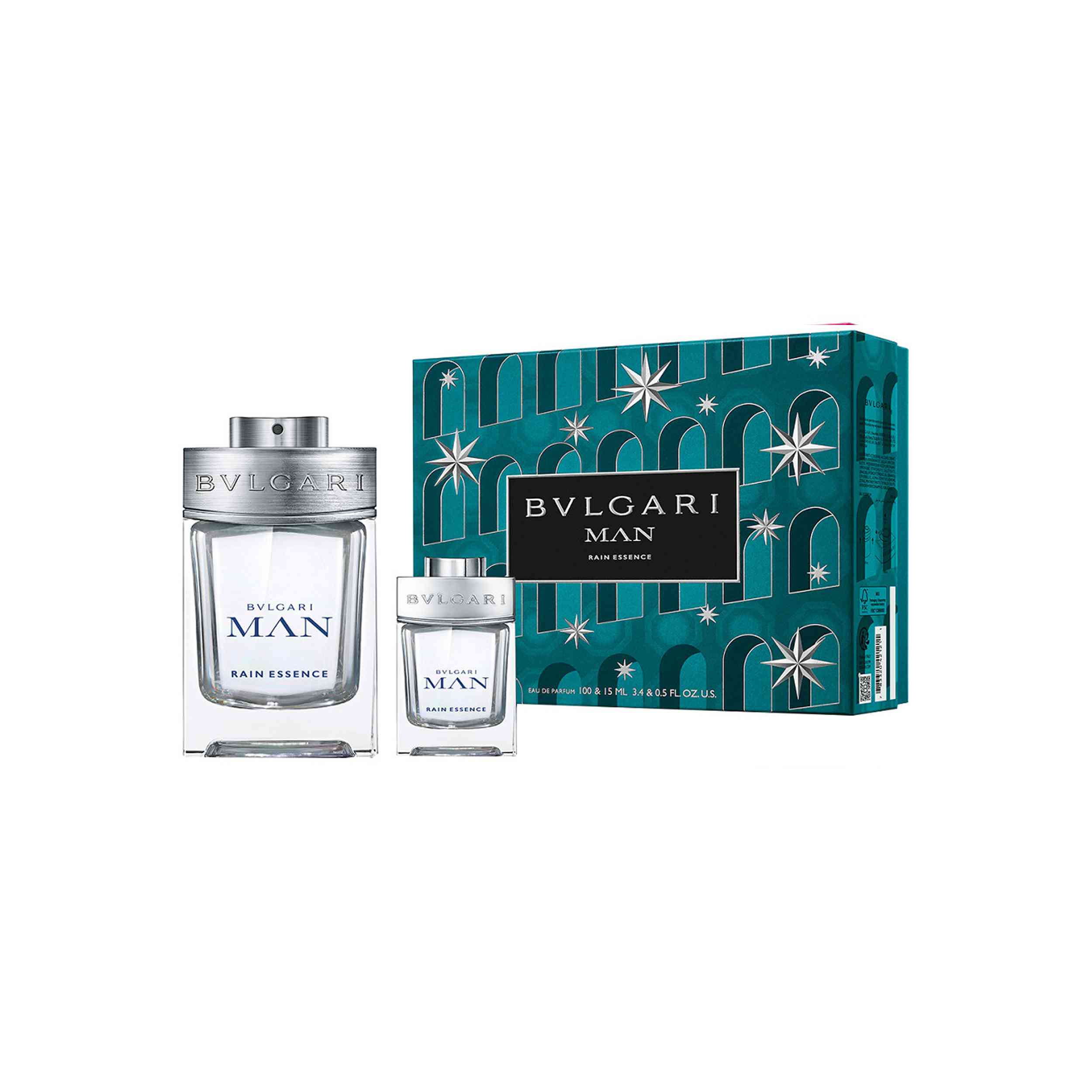 Bvlgari Man Rain Essence Eau de Parfum 100ml+15ml Xmas